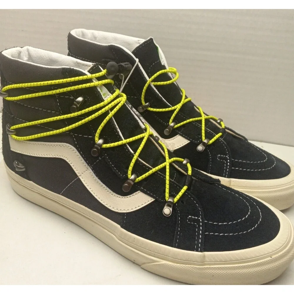 Vans Suede SK8-Hi Echo DX Black Raven Mens Sz 9.5 Womens Sz 11 LACE Youre way